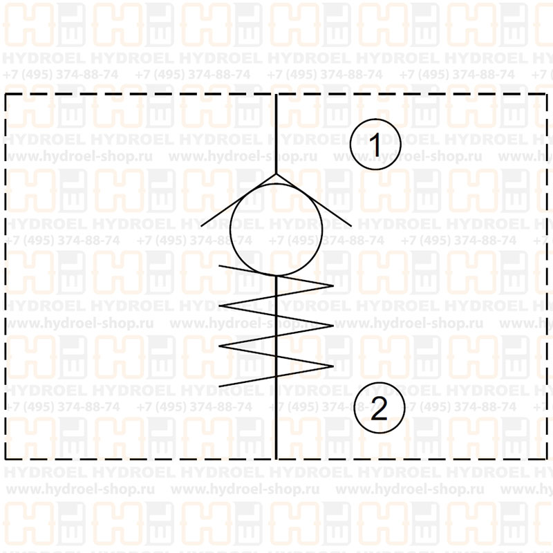 Обратный клапан MRK3-G1/2-1-N IM000184229