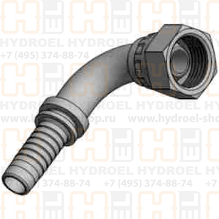 DN 12 BSP (Г) 3/4 (90)  фитинг дюймовый BSP  F1N-0812