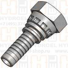 DN 06 BSP (Г) 1/8 (0)  фитинг дюймовый BSP  F1-0402