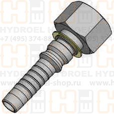 DN 20 DKO-S (Г) 30x2 (0) interlock фитинг метрический DKO-S F8-1230