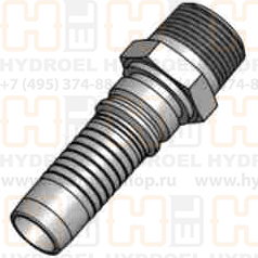 DN 38 BSP (Ш) 1.1/2 (0) interlock  фитинг дюймовый BSP  M11-24