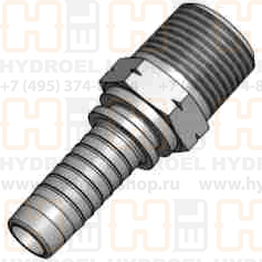 DN 16 BSP (Ш) 1/2 (0)  фитинг дюймовый BSP  M1C-1008